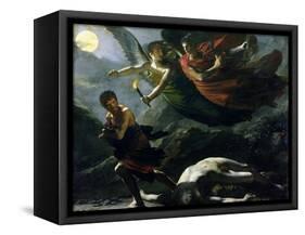Justice and Divine Vengeance Pursuing Crime, 1808-Pierre-Paul Prud'hon-Framed Stretched Canvas