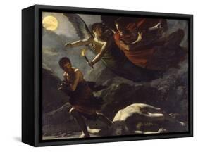 Justice and Divine Vengeance Pursuing Crime, 1808-Pierre-Paul Prud'hon-Framed Stretched Canvas