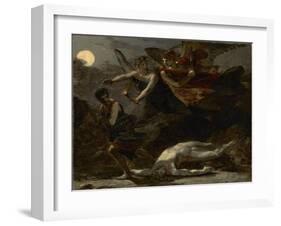 Justice and Divine Vengeance Pursuing Crime, c.1805-6-Pierre-Paul Prud'hon-Framed Giclee Print