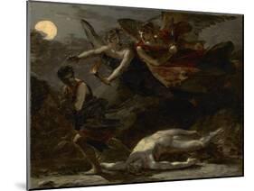 Justice and Divine Vengeance Pursuing Crime, c.1805-6-Pierre-Paul Prud'hon-Mounted Giclee Print