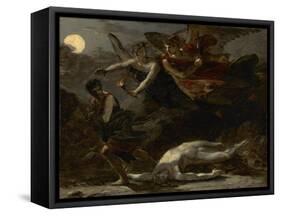 Justice and Divine Vengeance Pursuing Crime, c.1805-6-Pierre-Paul Prud'hon-Framed Stretched Canvas