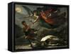 Justice and Divine Vengeance Pursuing Crime-Pierre-Paul Prud'hon-Framed Stretched Canvas