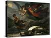 Justice and Divine Vengeance Pursuing Crime-Pierre-Paul Prud'hon-Stretched Canvas