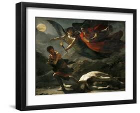 Justice and Divine Vengeance Pursuing Crime-Pierre-Paul Prud'hon-Framed Giclee Print