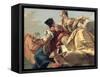 Justice and Peace-Giovanni Battista Tiepolo-Framed Stretched Canvas