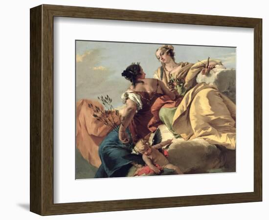 Justice and Peace-Giovanni Battista Tiepolo-Framed Giclee Print