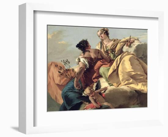 Justice and Peace-Giovanni Battista Tiepolo-Framed Giclee Print