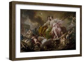 Justice and Peace-Corrado Giaquinto-Framed Giclee Print