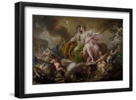 Justice and Peace-Corrado Giaquinto-Framed Giclee Print