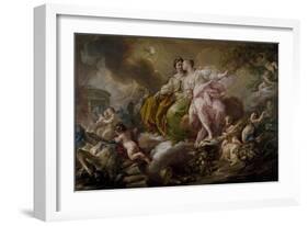 Justice and Peace-Corrado Giaquinto-Framed Giclee Print