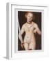 Justice as a Nude with Sword and Balance, 1537-Lucas Cranach the Elder-Framed Art Print