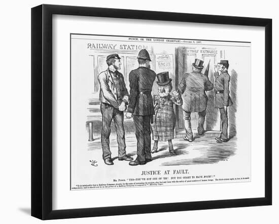 Justice at Fault, 1887-Joseph Swain-Framed Giclee Print