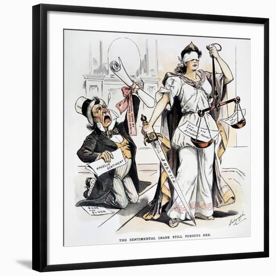 Justice Cartoon-Louis Dalrymple-Framed Giclee Print