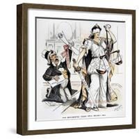 Justice Cartoon-Louis Dalrymple-Framed Giclee Print