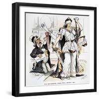 Justice Cartoon-Louis Dalrymple-Framed Giclee Print