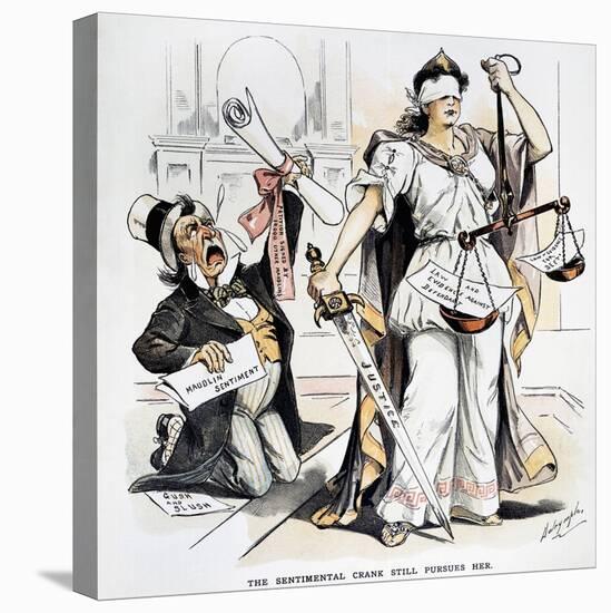 Justice Cartoon-Louis Dalrymple-Stretched Canvas