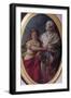 Justice Contemplates the Bust of Louis XVI-Louis Jean Francois I Lagrenee-Framed Giclee Print