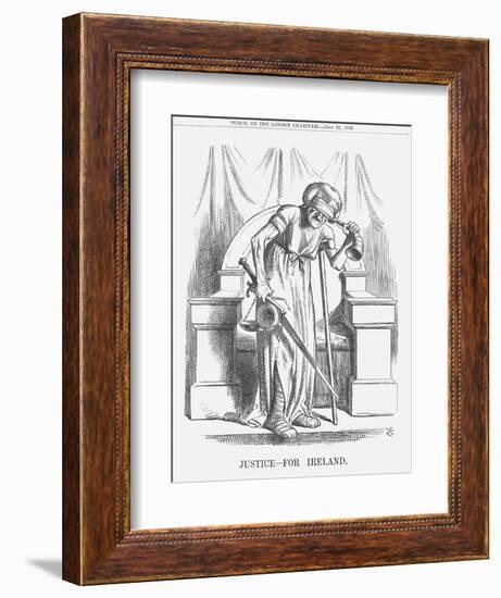 Justice - for Ireland, 1866-John Tenniel-Framed Giclee Print