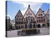 Justice Fountain, Romer, Frankfurt Am Main, Germany-Roy Rainford-Stretched Canvas