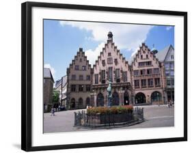 Justice Fountain, Romer, Frankfurt Am Main, Germany-Roy Rainford-Framed Photographic Print