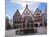 Justice Fountain, Romer, Frankfurt Am Main, Germany-Roy Rainford-Mounted Photographic Print