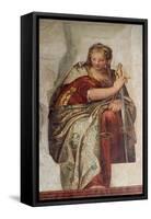 Justice, from the Walls of the Sacristy-Paolo Veronese-Framed Stretched Canvas