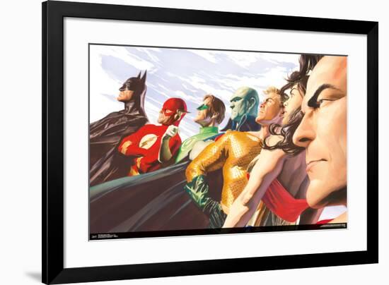 JUSTICE LEAGUE - PORTRAIT-null-Framed Poster