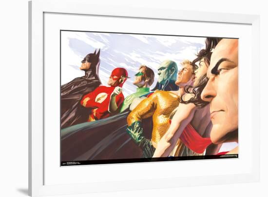 JUSTICE LEAGUE - PORTRAIT-null-Framed Poster