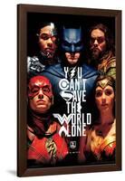 JUSTICE LEAGUE - SAVE THE WORLD-null-Framed Poster
