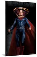 Justice League - Superman-null-Mounted Poster