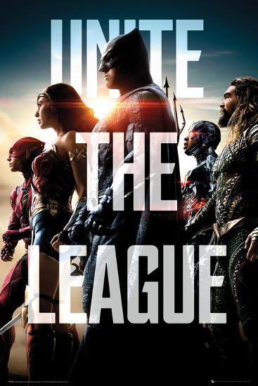 Justice League - Team-null-Lamina Framed Poster