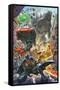 Justice League vs. Godzilla vs. Kong - Batman Rescue-Trends International-Framed Stretched Canvas