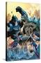 Justice League vs. Godzilla vs. Kong - Batmech-Trends International-Stretched Canvas