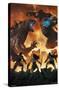 Justice League vs. Godzilla vs. Kong - Fight-Trends International-Stretched Canvas