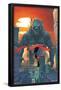 Justice League vs. Godzilla vs. Kong - Superman & Godzilla-Trends International-Framed Poster