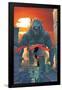 Justice League vs. Godzilla vs. Kong - Superman & Godzilla-Trends International-Framed Poster