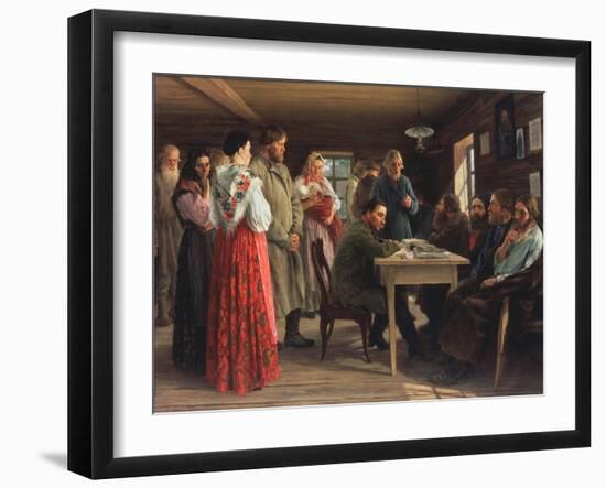 Justice of the Peace, 1888-Mikhail Ivanovich Zoshchenko-Framed Giclee Print