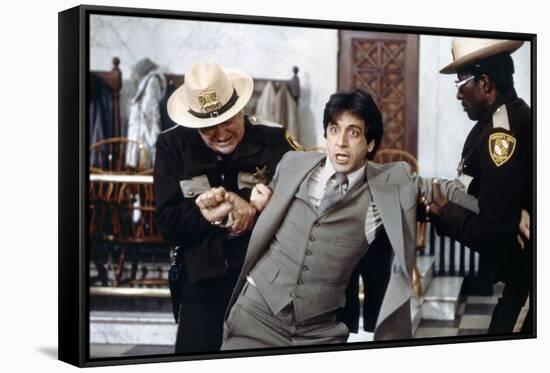 Justice pour tous AND JUSTICE FOR ALL by Norman Jewison with Al Pacino, 1979 (photo)-null-Framed Stretched Canvas