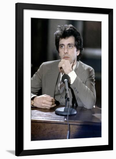 Justice pour tous AND JUSTICE FOR ALL by Norman Jewison with Al Pacino, 1979 (photo)-null-Framed Photo