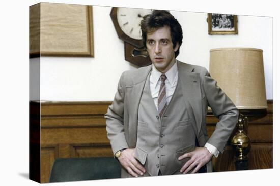 Justice pour tous AND JUSTICE FOR ALL by Norman Jewison with Al Pacino, 1979 (photo)-null-Stretched Canvas