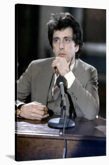 Justice pour tous AND JUSTICE FOR ALL by Norman Jewison with Al Pacino, 1979 (photo)-null-Stretched Canvas