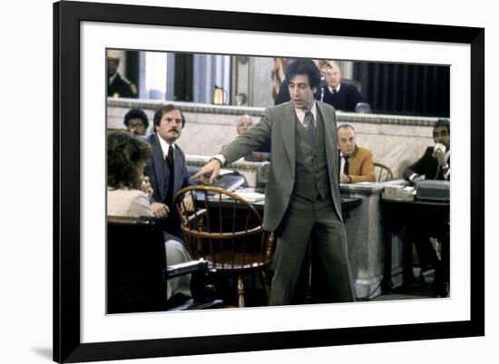 Justice pour tous AND JUSTICE FOR ALL by Norman Jewison with Al Pacino, 1979 (photo)-null-Framed Photo