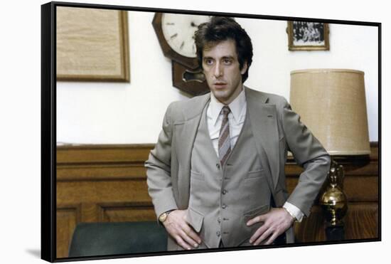 Justice pour tous AND JUSTICE FOR ALL by Norman Jewison with Al Pacino, 1979 (photo)-null-Framed Stretched Canvas