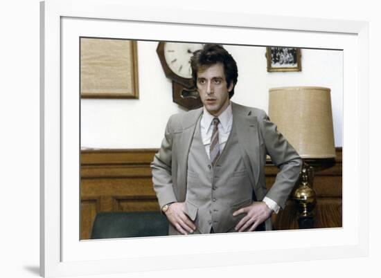 Justice pour tous AND JUSTICE FOR ALL by Norman Jewison with Al Pacino, 1979 (photo)-null-Framed Photo