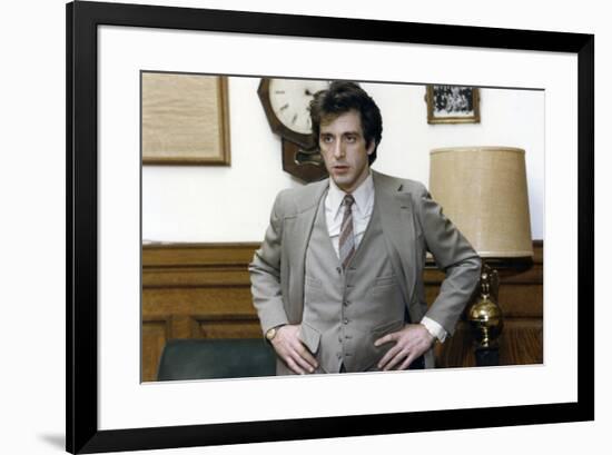 Justice pour tous AND JUSTICE FOR ALL by Norman Jewison with Al Pacino, 1979 (photo)-null-Framed Photo