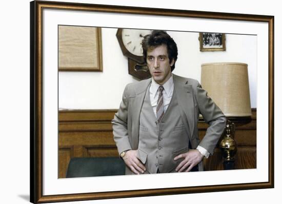 Justice pour tous AND JUSTICE FOR ALL by Norman Jewison with Al Pacino, 1979 (photo)-null-Framed Photo