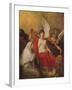 Justice, Religion and the National Guardian-null-Framed Giclee Print