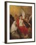 Justice, Religion and the National Guardian-null-Framed Giclee Print