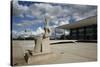 Justice Sculpture in Front of Supremo Tribunal Federal, Brasilia, UNESCO Site, Brazil-Yadid Levy-Stretched Canvas