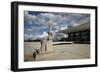 Justice Sculpture in Front of Supremo Tribunal Federal, Brasilia, UNESCO Site, Brazil-Yadid Levy-Framed Photographic Print